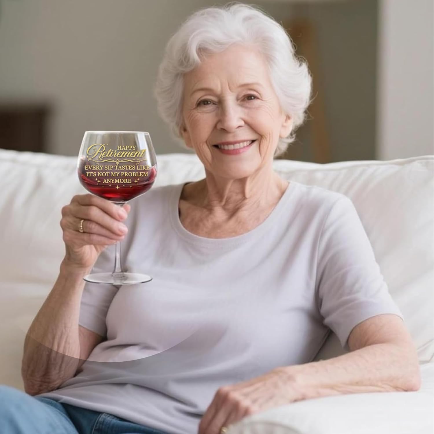 2026 Retirement Gift for Woman Man - Happy Retirement Wine Glass 16 Oz - Farewell Goodbye Gifts, Going Away Gifts for Coworkers Women, Cool Retirement Gifts for Women Men Boss Friend Teacher Nurse - Image 2