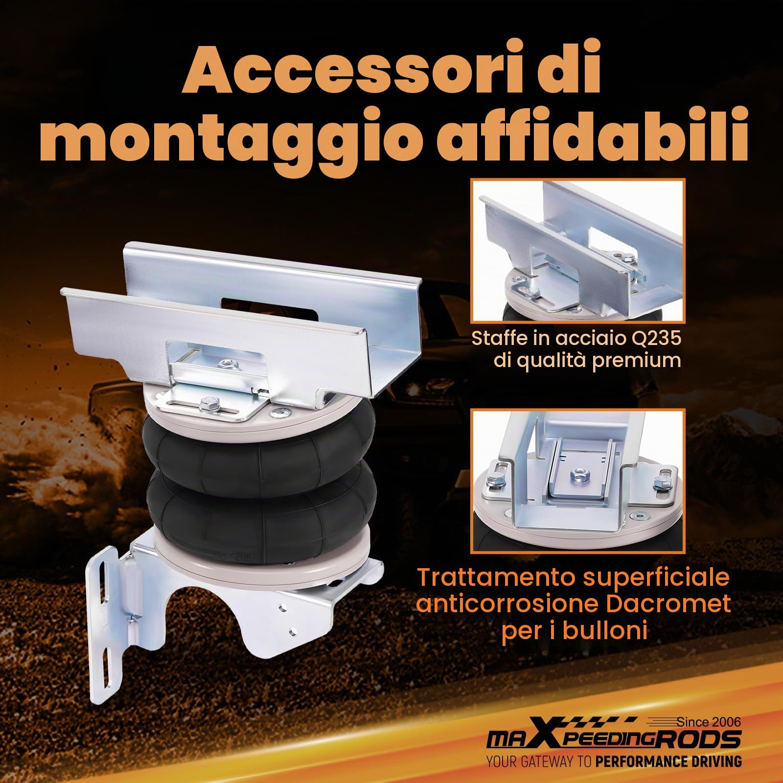 maXpeedingrods Sospensioni Pneumatiche Molla Borsa Compressore for Mercedes Sprinter 06-20
