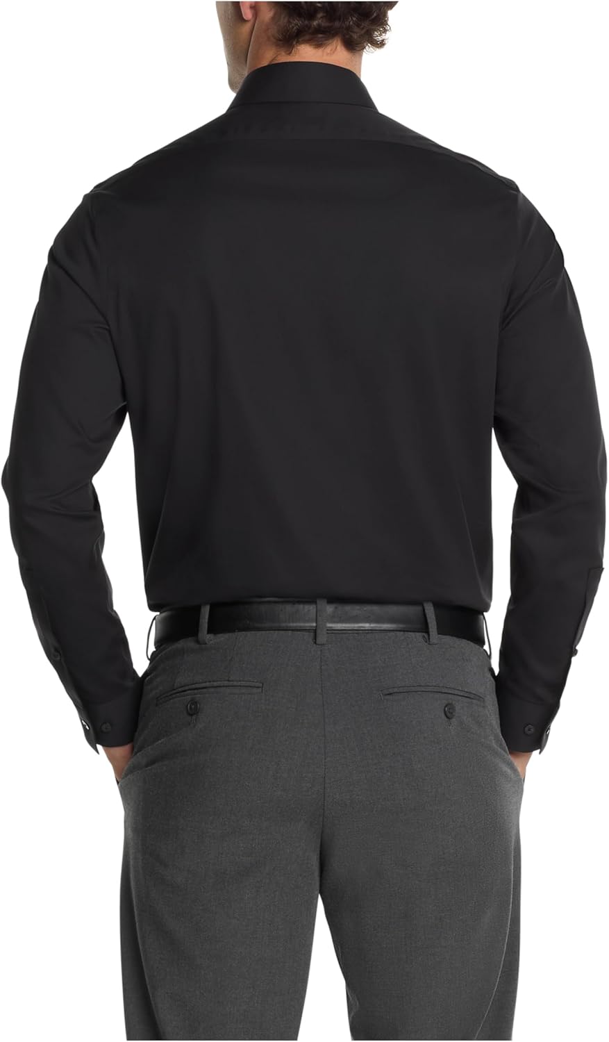 Calvin Klein Men's Slim Fit Non-Iron Herringbone Dress Shirt - Image 2