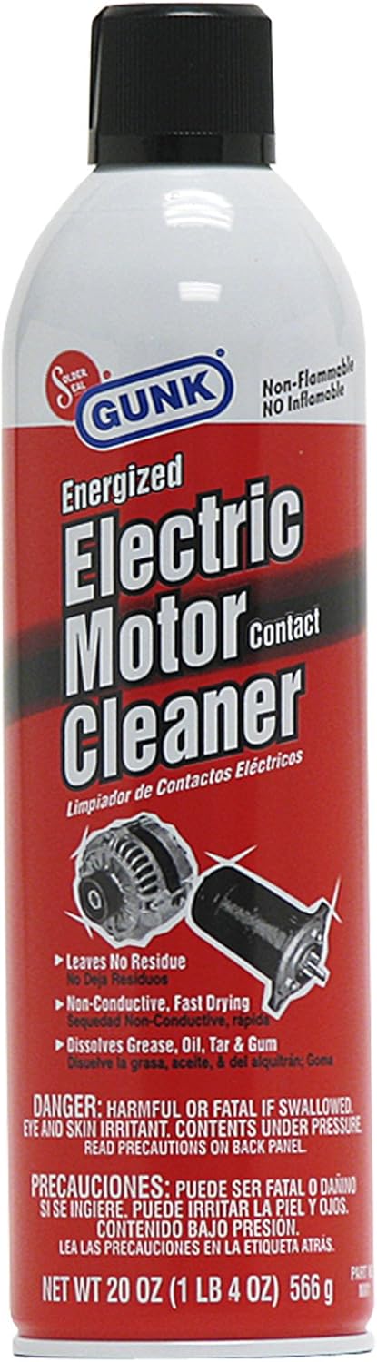 Electric Motor Contact Cleaners - 20oz aerosol electric motor contact & b [Set of 12]
