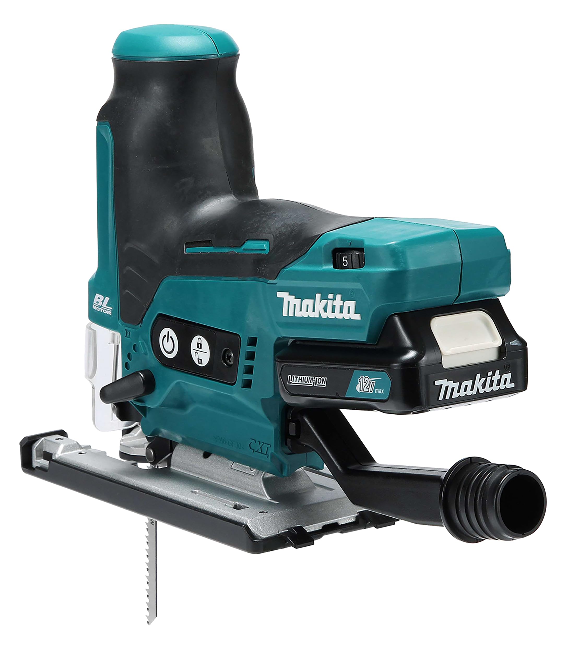 Makita Scie sauteuse 10.8V Li-ion MAKITA - 2 batteries + 1 chargeur rapide + 1 malette de transport - JV102DMJ