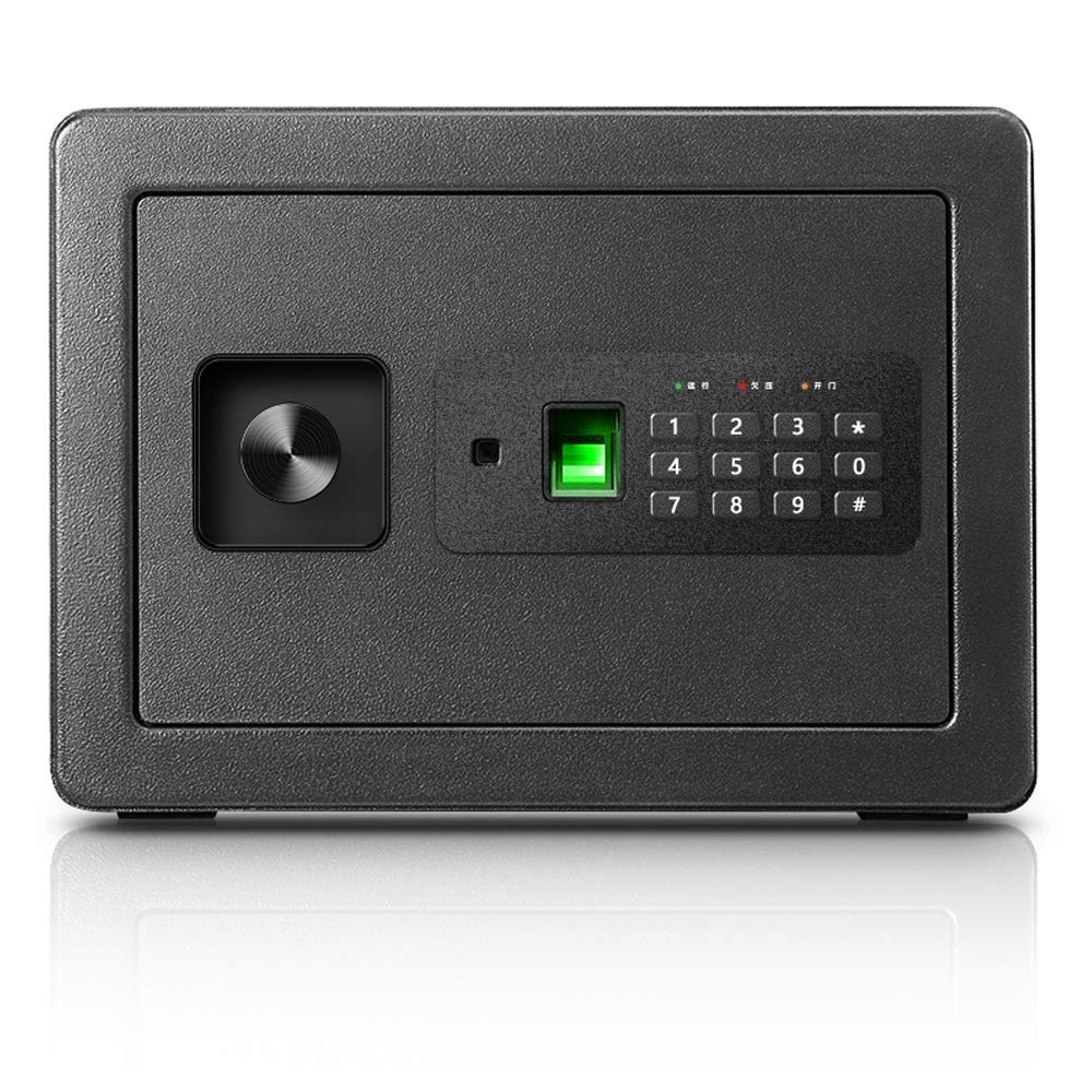 Caja Fuerte, Alta Seguridad Digital para el hogar y Cerradura Almacenamiento de Dinero en Efectivo en la Oficina en el hogar Caja Fuerte electrónica de Acero con Teclado Contraseña de Huella Digital