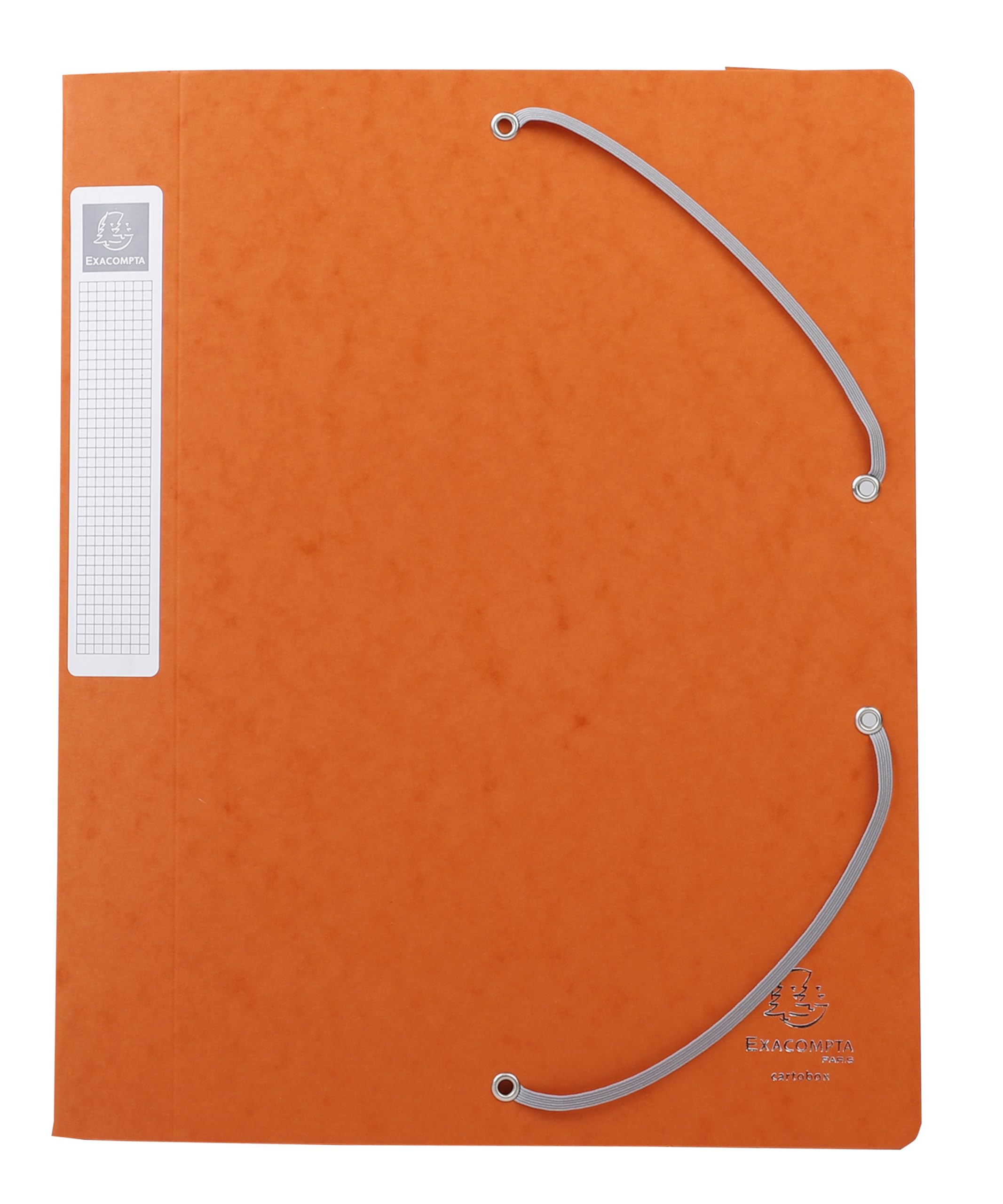 Exacompta, Ref. 14017H, 10 CARTOBOX filing boxes with rubber bands, delivered flat, 4 cm spine, 7/10th glossy card, 600g/m²