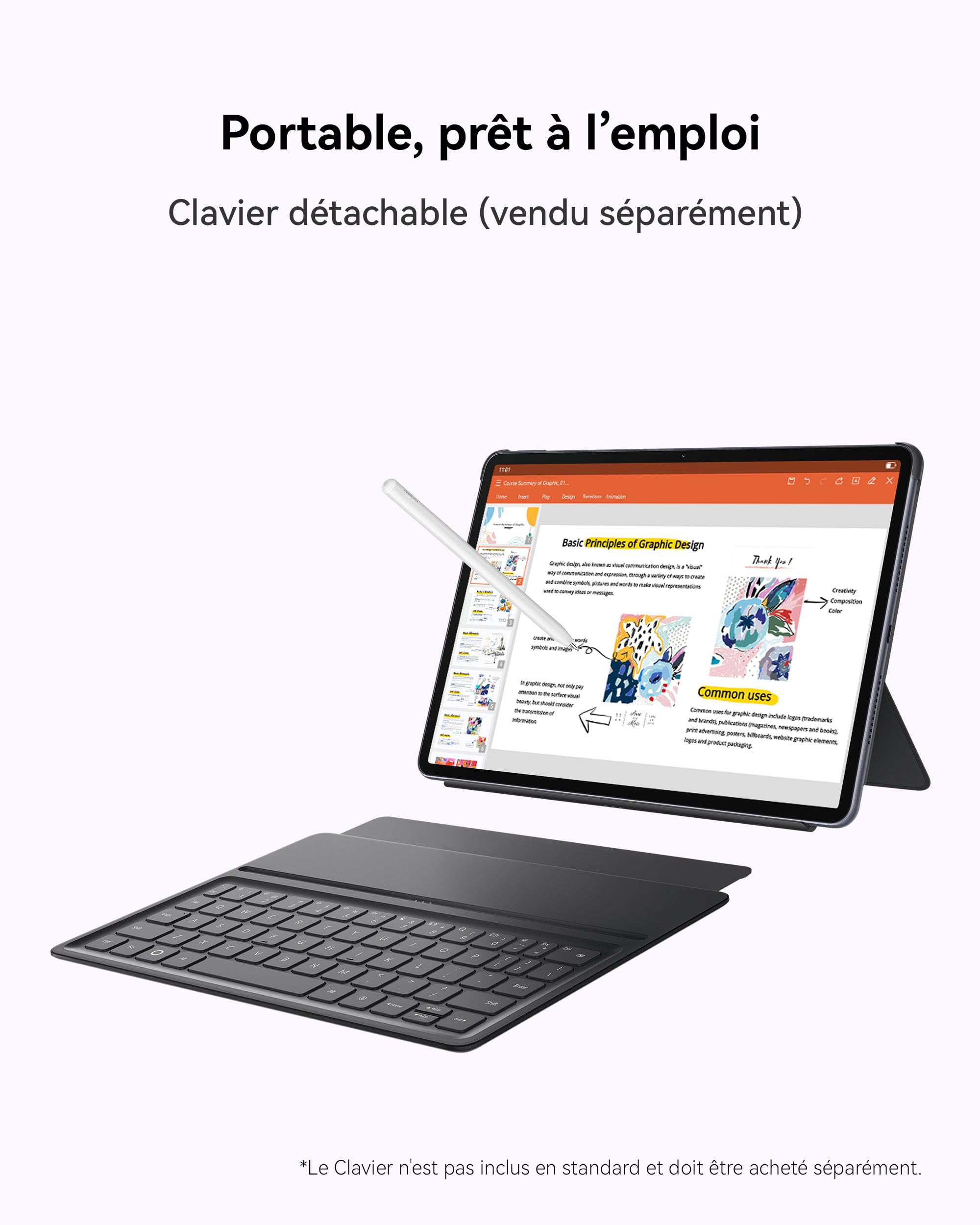 HUAWEI MatePad 11.5 2025, Tablette 11,5 Pouces 2,5k 120 Hz Écran, 8+128GB | Batterie de 10 100 mAh, 40W Supercharge, WiFi 6, Bluetooth 5.2, Garantie supplémentaire de 6 Mois exclusivement sur Amazon