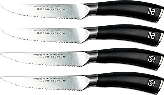 Rockingham Forge Equilibrium Stainless Steel 11.5cm Steak Knife Set x4