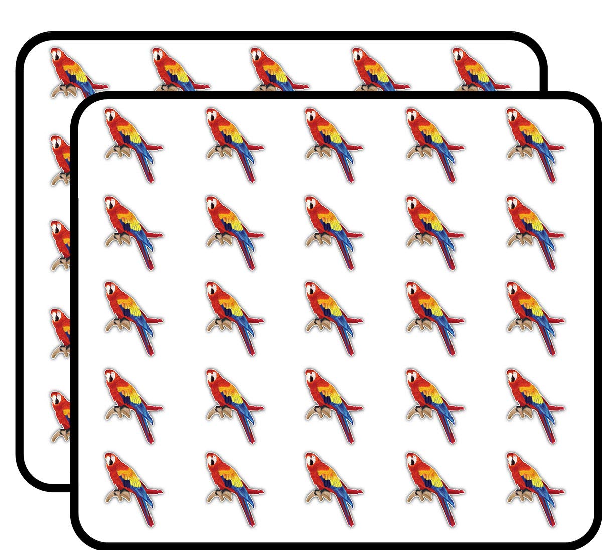 Macaw Parrot Decorative Scrapbooking Sticker Waterproof Vinyl Stickers for Water Bottle, Laptop & Phone Case – 50 Pack