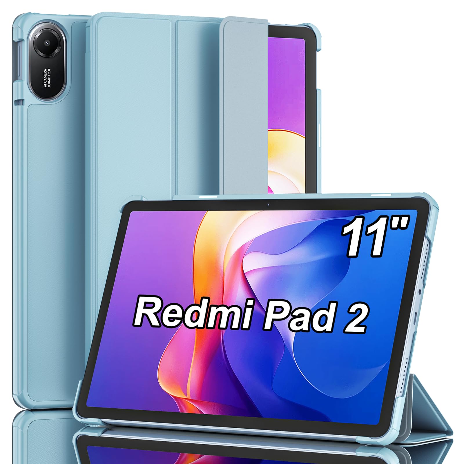 DLveer Hülle für Xiaomi Redmi Pad 2 (11 Zoll, Modell 2025) -