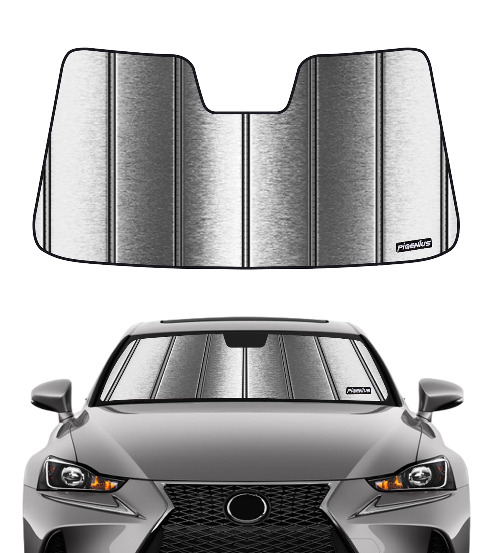 LEXUS 【ＩＳ用】サンシェード グレー Amazon.com: Pigenius Windshield Sun Shade for Lexus IS200t/IS250