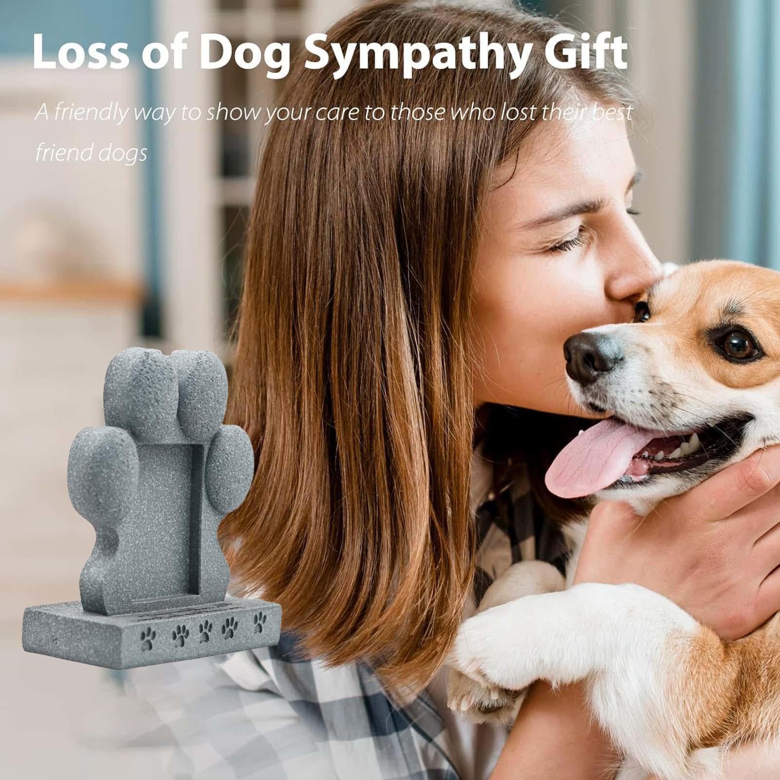 Cornice Commemorativa per Cani e Portachiavi con Peli di Cane, Pietra Commemorativa per Gatti per Ricordare La Scomparsa di Un Cane