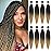 Alrence Pre Stretched Braiding Hair Long Braid 16 Inch 8 Packs Professional Braiding Hair Extensions Synthetic Crochet Twist Braids (16 Inch,T1B/27)