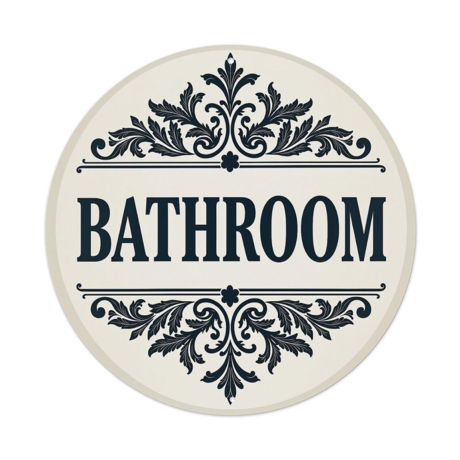 Ornate Floral Design Pattern Sign_1 Tin Sign Metal Poster Vintage Metal Signs for Home Man Cave Bar Cafe Kitchen laundry room Wall Decorations Gift 8x8Inch