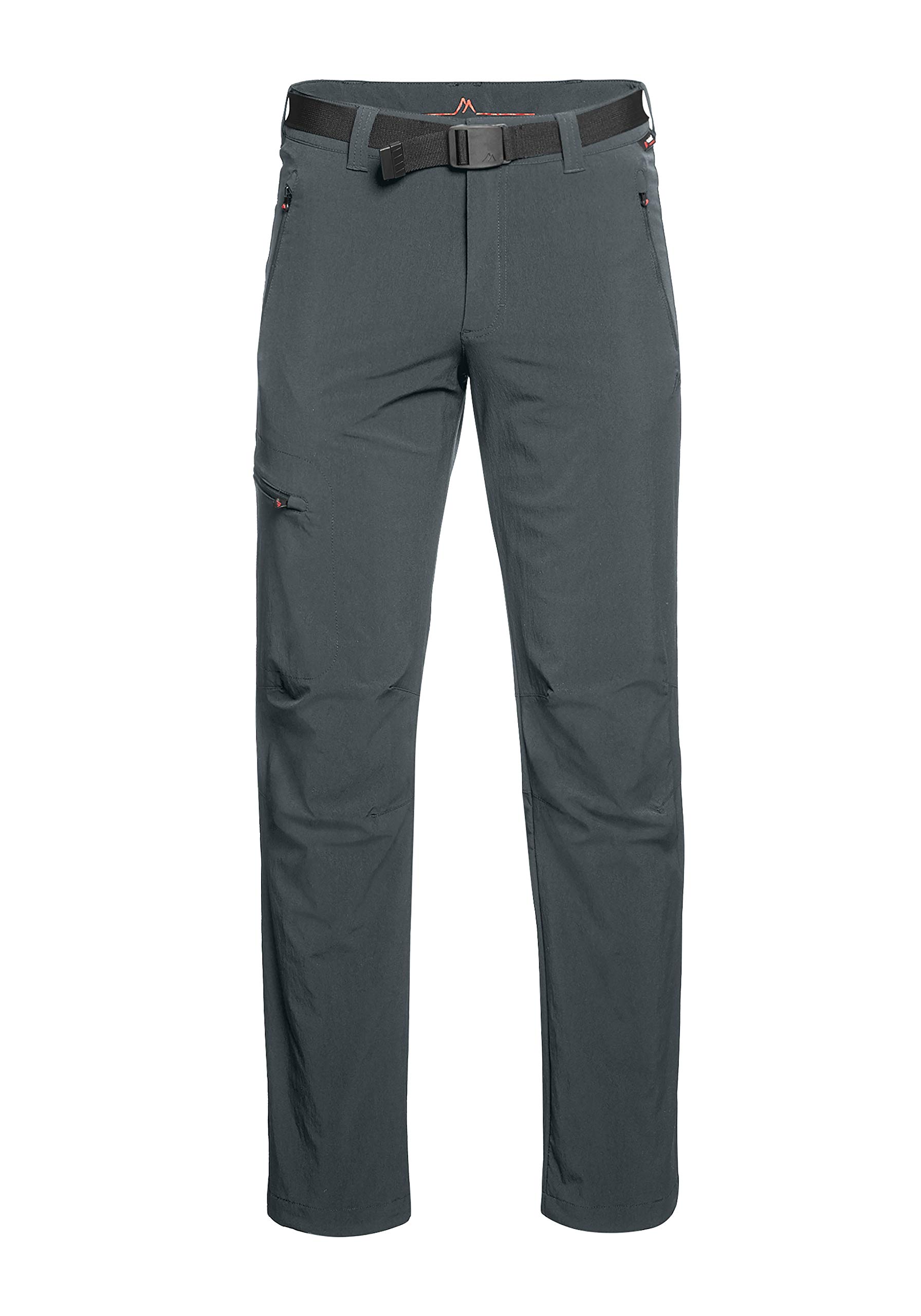 maier sports Men's Oberjoch Hiking Pants, Lined Outdoor Pants, Elastic Trekking Pants Graphite, Charcoal, 36W / 32L