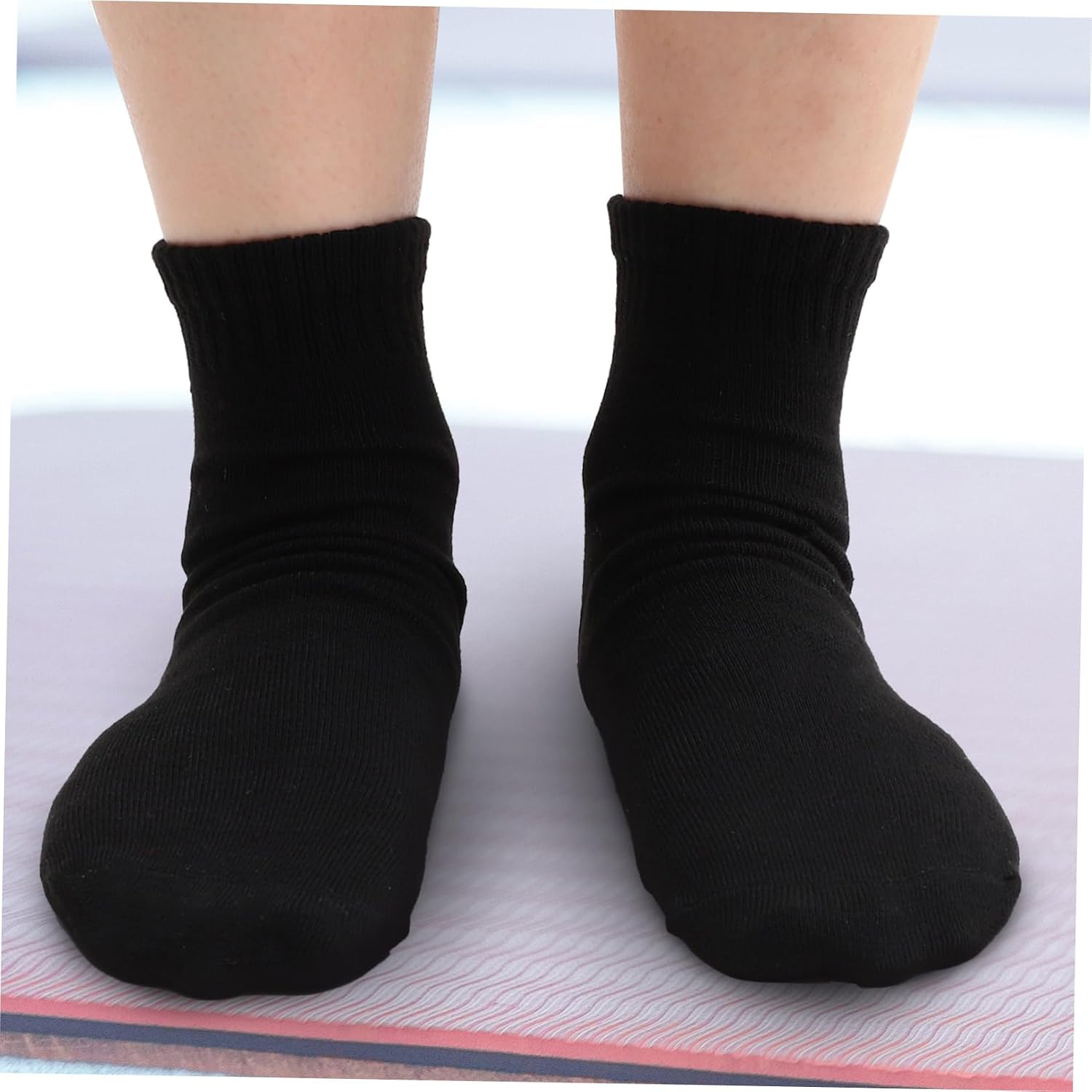 Kisangel 4 Pairs Anti Slip Socks Kids Socks Womens Socks Yoga Sock Pilates Grip Socks Women Socks with Grips for
