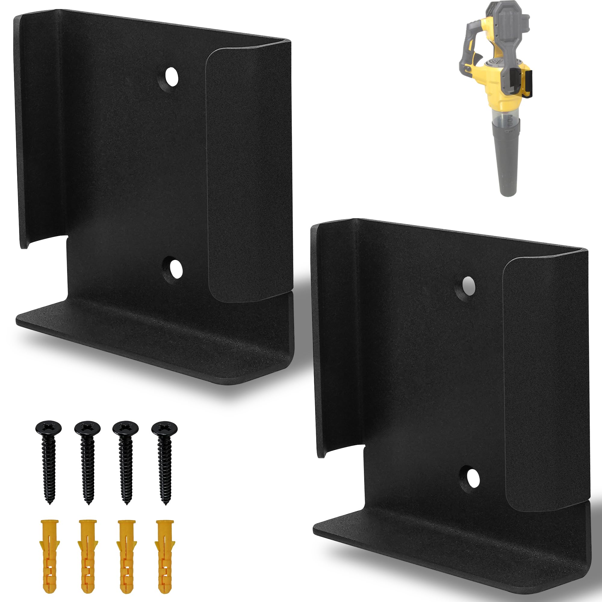 Support mural pour souffleur DeWalt 60V DCBL772 crochet noir