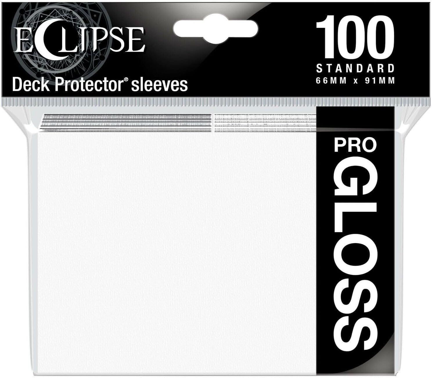 88-15600 Eclipse Gloss Standard Sleeves (100 Pack) -Arctic White