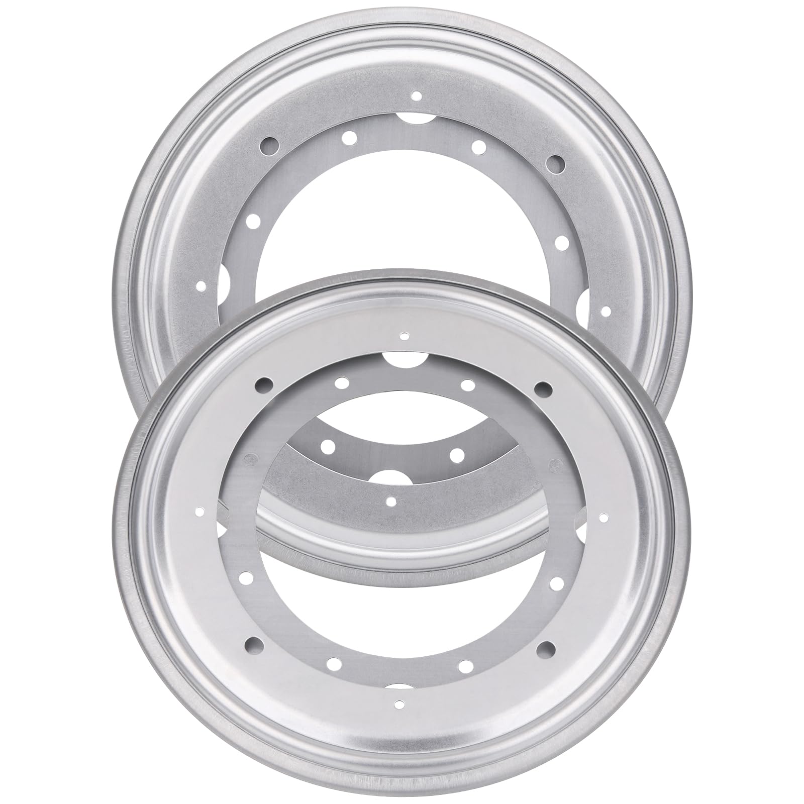 LSWTEIZ 2Pack 9" Round Lazy Susan Turntable Bearing Plate, 5/16" Thick, Rotating Swivel Plate with 750 lb Load Capacity, Turning Base for Table, Serving Tray