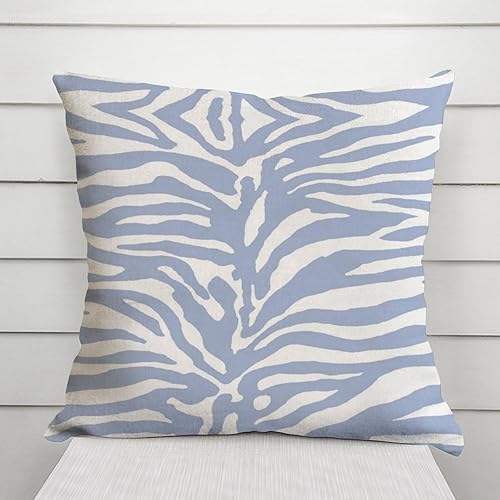 Miniatura 3 de Fundas de almohada con estampado animal de cebra, Serengeti Tiger Print Animal Cushion Cover 16x16in Chinoiserie Funda de almohada asiática Eurosham