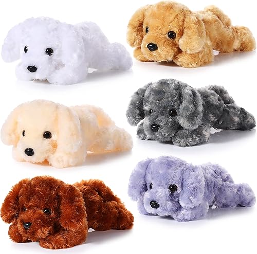 Juego de 6 almohadas de felpa suave para perros de 8 pulgadas, juego de almohada de felpa suave para niños y niñas, temática de perro, recuerdo de disponible en Yaxa Colombia