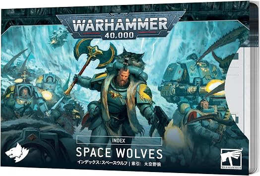 Games Workshop Warhammer 40k - Index Cards Space Wolves