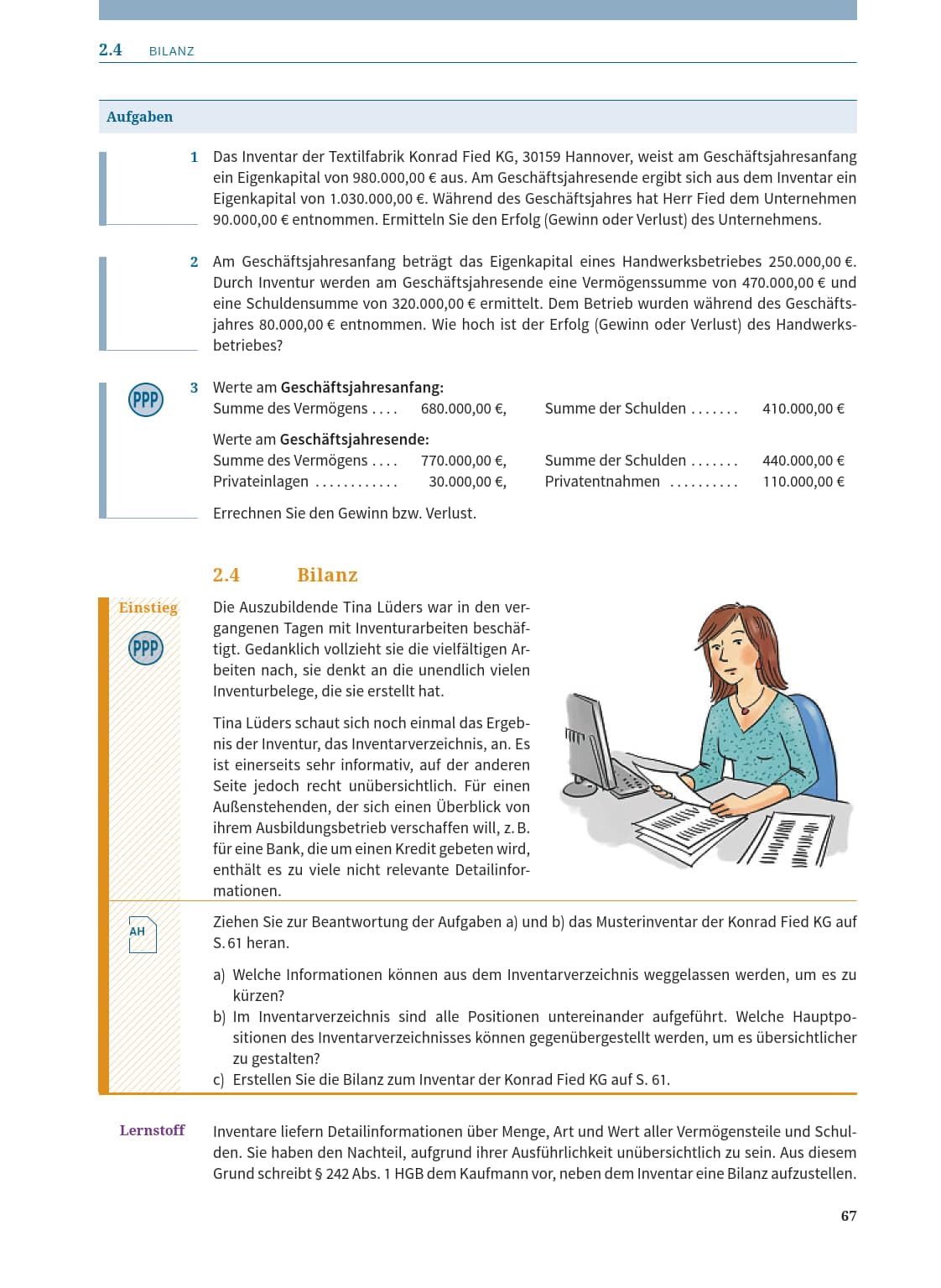 Rechnungswesen für die kaufmännische Ausbildung: Schulbuch