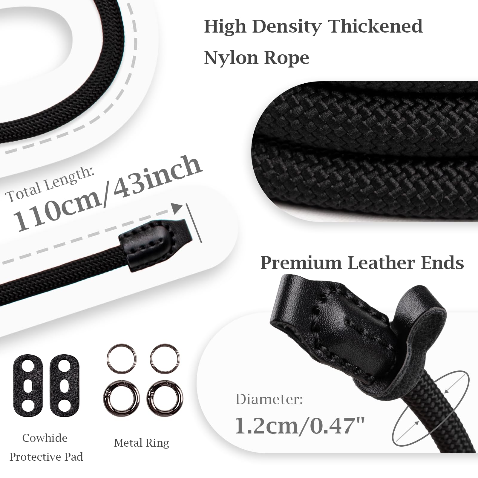 VOVMOEYA Camera Strap,Camera Neck Strap shoulder strap for Fujifilm XS20 XT5 XH2S Nikon Zf Z8 Z30 Canon EOS R6 R7 R8 R10 R50 Sony A6400 A6700 A7C II A7IV Camera Strap Rope - Image 3
