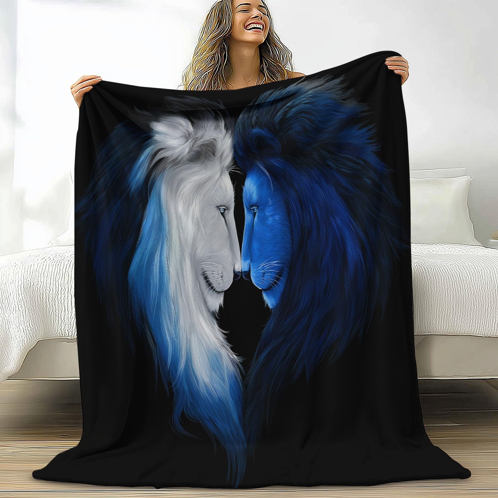 Ciepły flanelowy koc typu sherpa 180 x 200 cm, miękki, przytulny, pluszowy, flanelowy, polarowy, 180 x 200 cm, dla dziewcząt, dzieci, dorosłych, na kanapę, podróż
