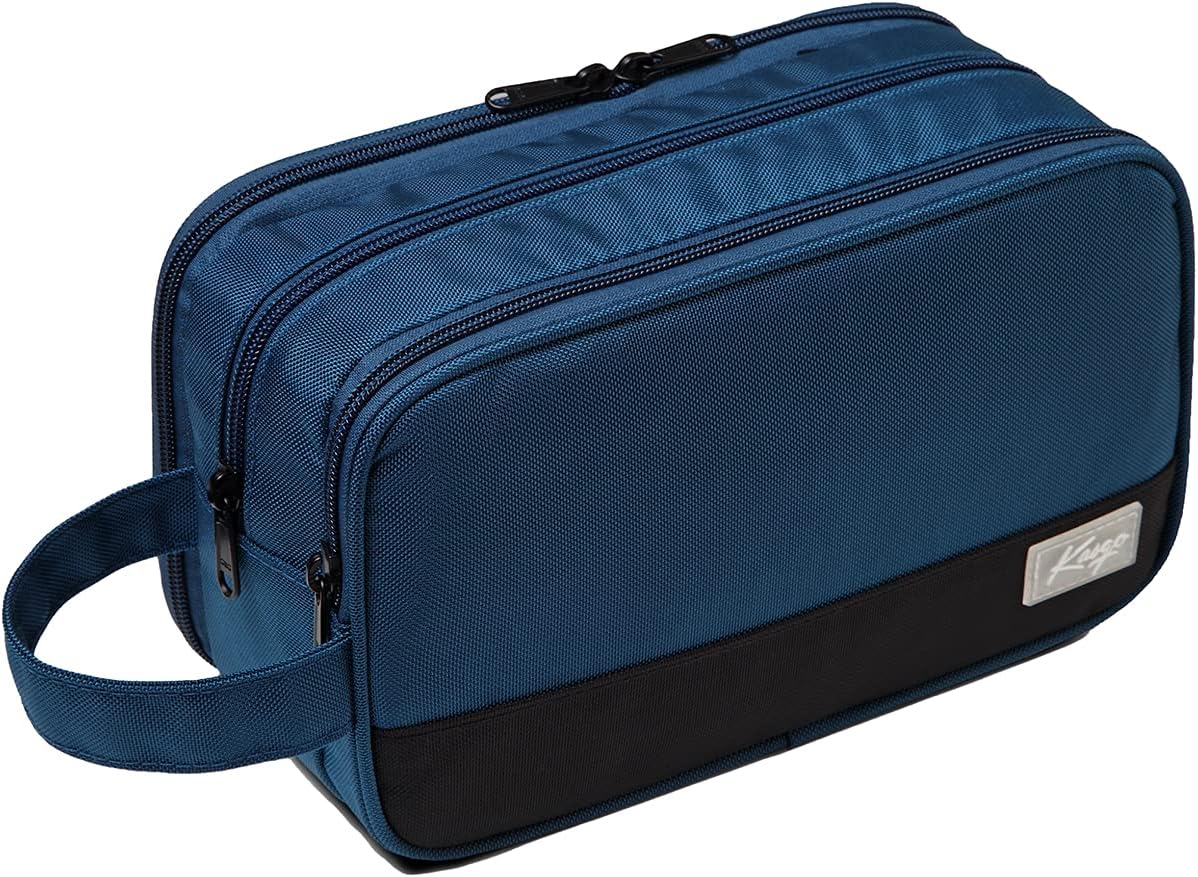 Toiletry Bag for Men, Kasgo Water-Resistant Wash Bag Unisex Portable ...
