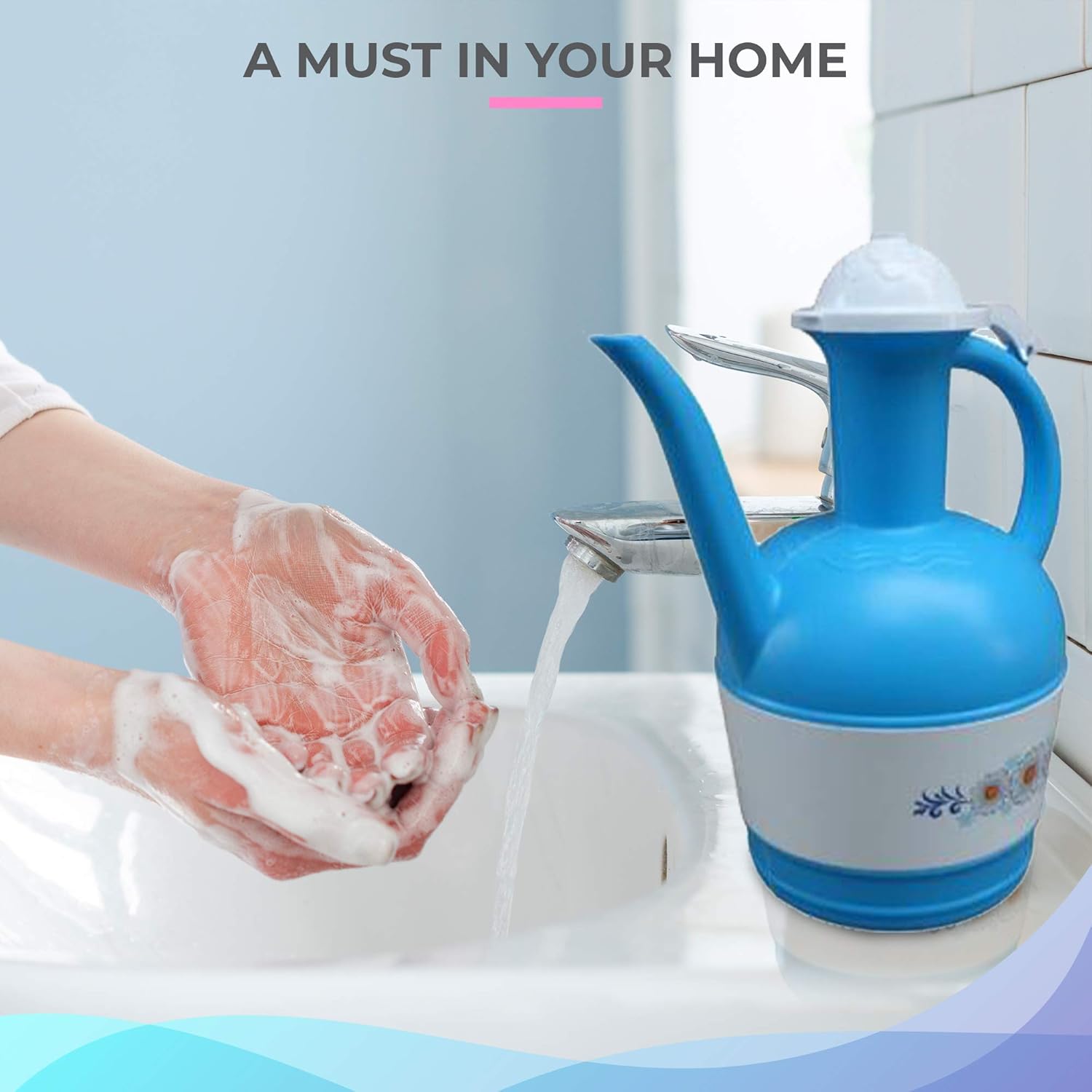 Lota or Bodna or Toilet Wash Jug (Beige)