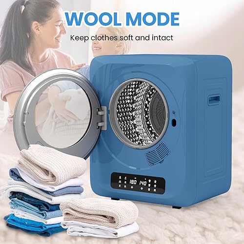 Miniatura 6 de Auertech Juego combinado de lavadora y secadora portátil, secadora de ropa portátil de 1.8 pies cúbicos con secadora de botas, lavadora totalmente