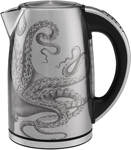 Vista 23 de Cuisinart PerfecTemp - Hervidor eléctrico de 1.7 litros, tetera eléctrica inalámbrica, 1500 W para calentamiento rápido, 6 temperaturas Acero