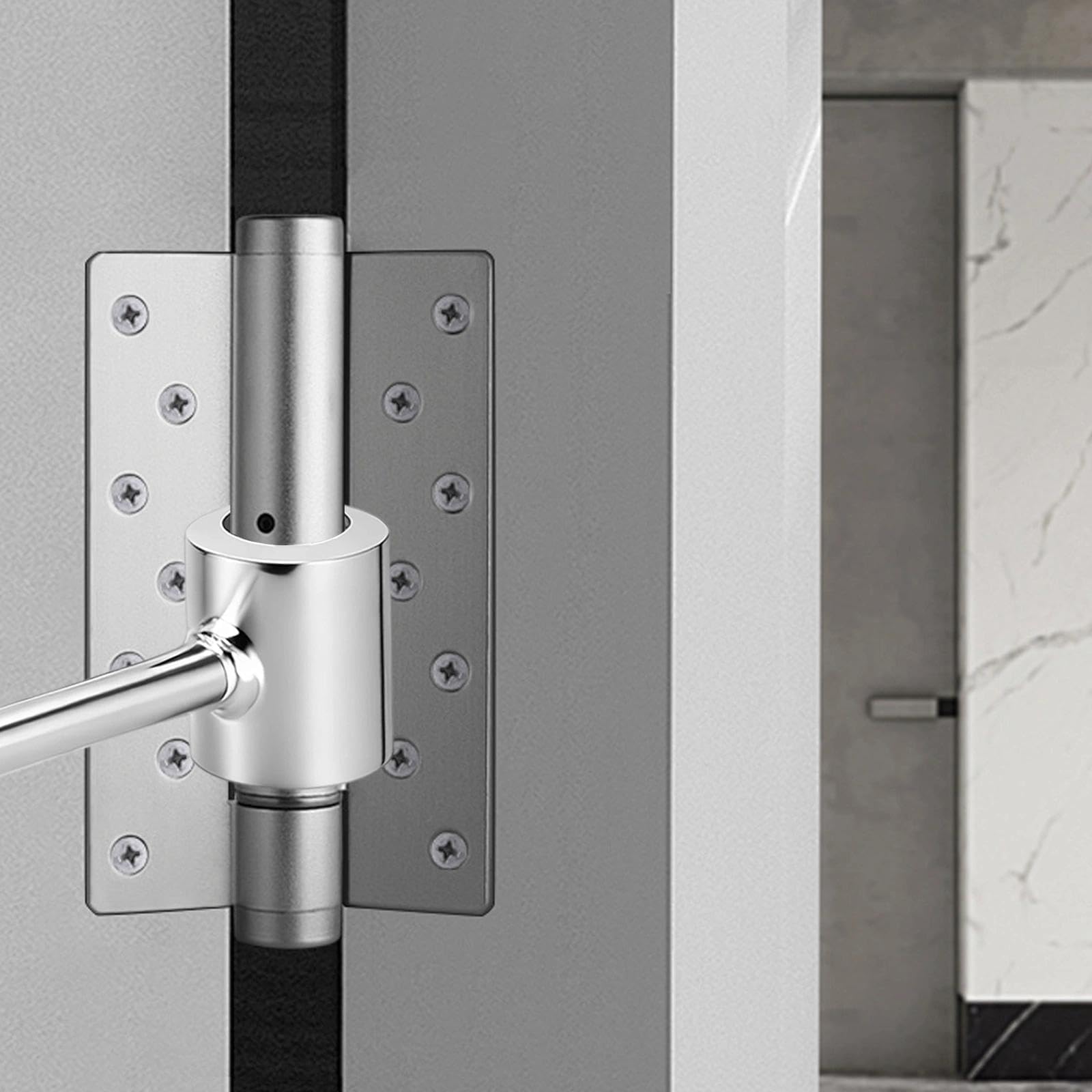 PARFCO 2 Piezas Herramienta de Ajuste de Bisagras, Llave de Reparación de la Bisagra de la Puerta con una Distancia de 14-18 mm y 23-25 mm, para Ajuste de Ranuras de Puerta