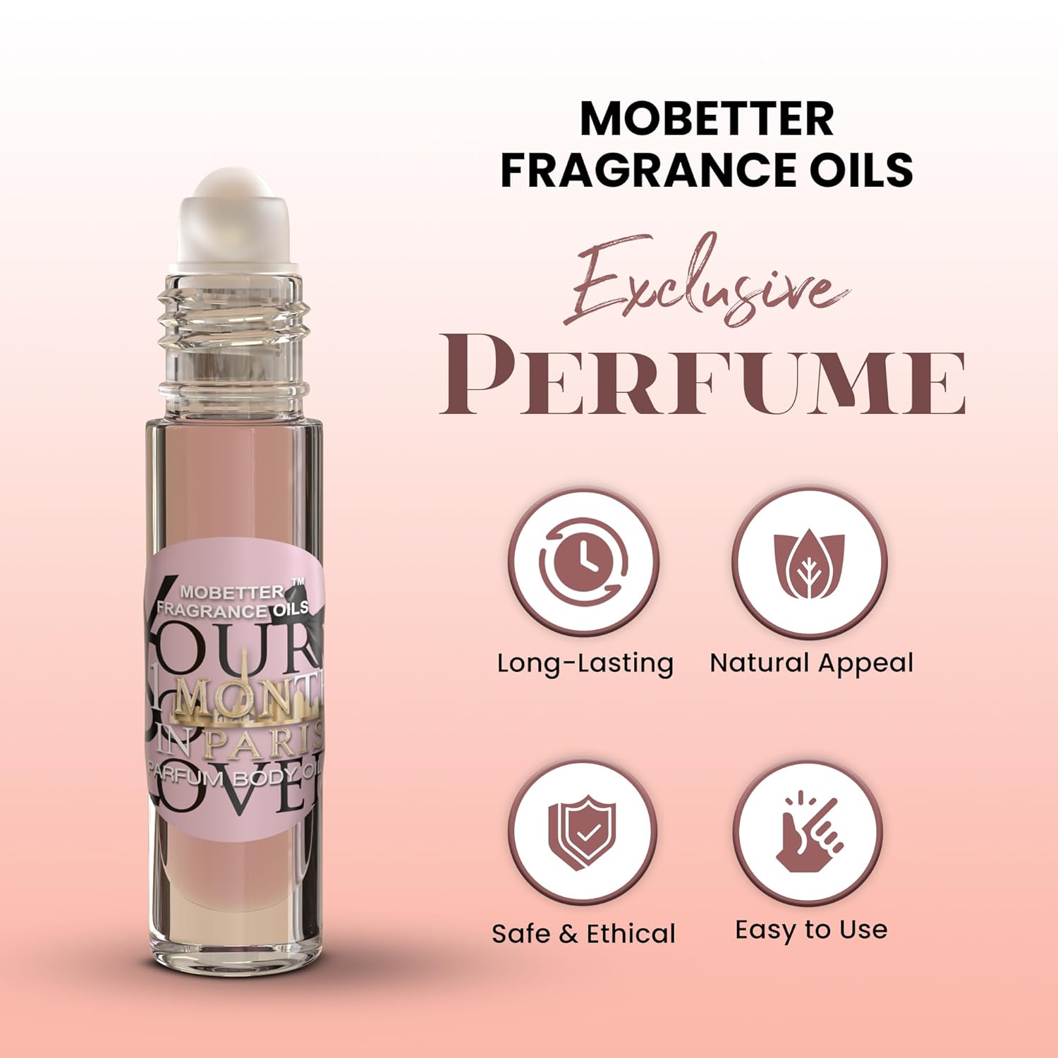 MOBETTER FRAGRANCE OILS Your So Loved 1 Month In Paris Women Perfumed Fragrance Body Oil - Image 3