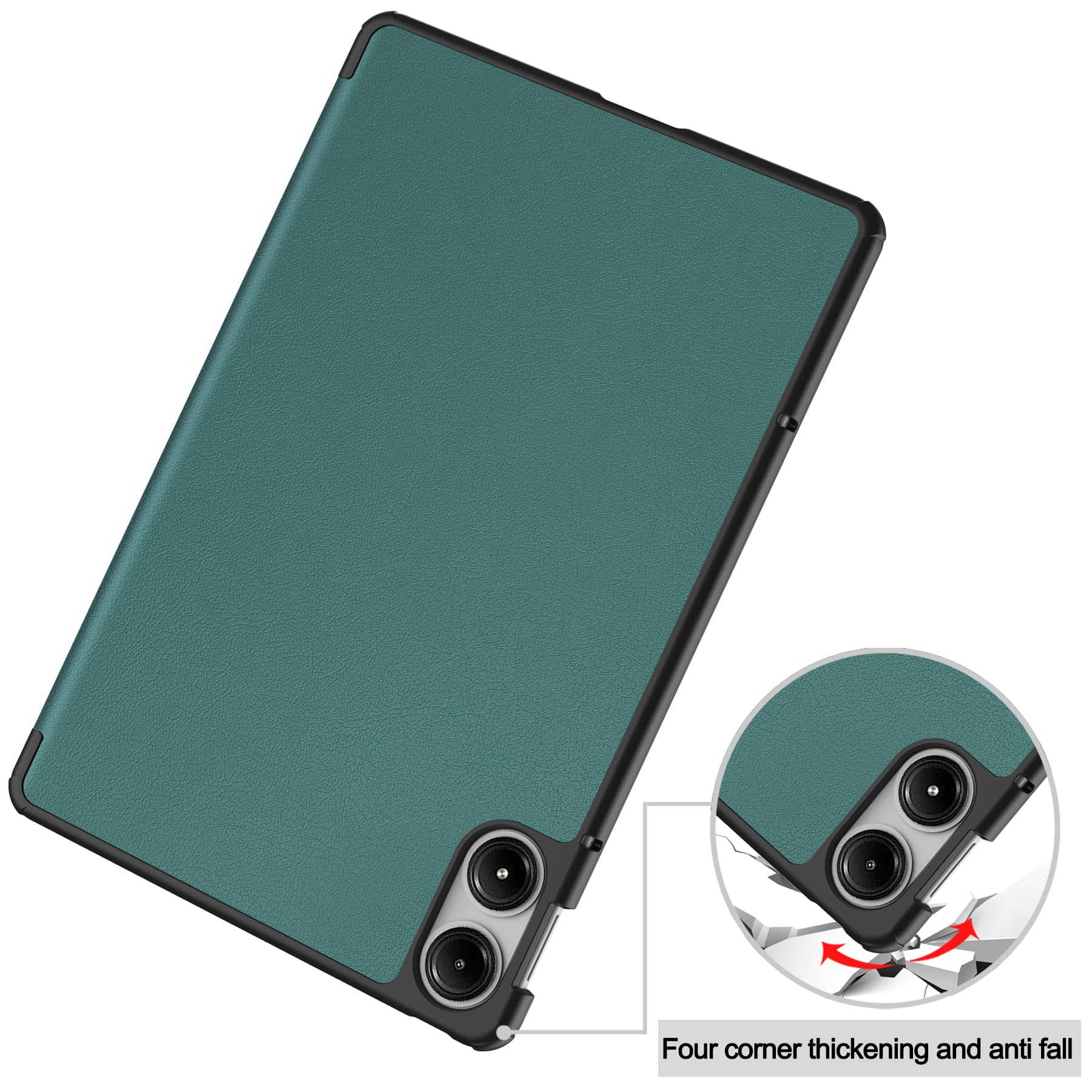 Hülle Für Xiaomi Redmi Pad Pro / Poco Pad 2024 (12.1 Zoll) – Schlanke Schutzhülle Mit Ständer & Auto Sleep/Wake – Grün