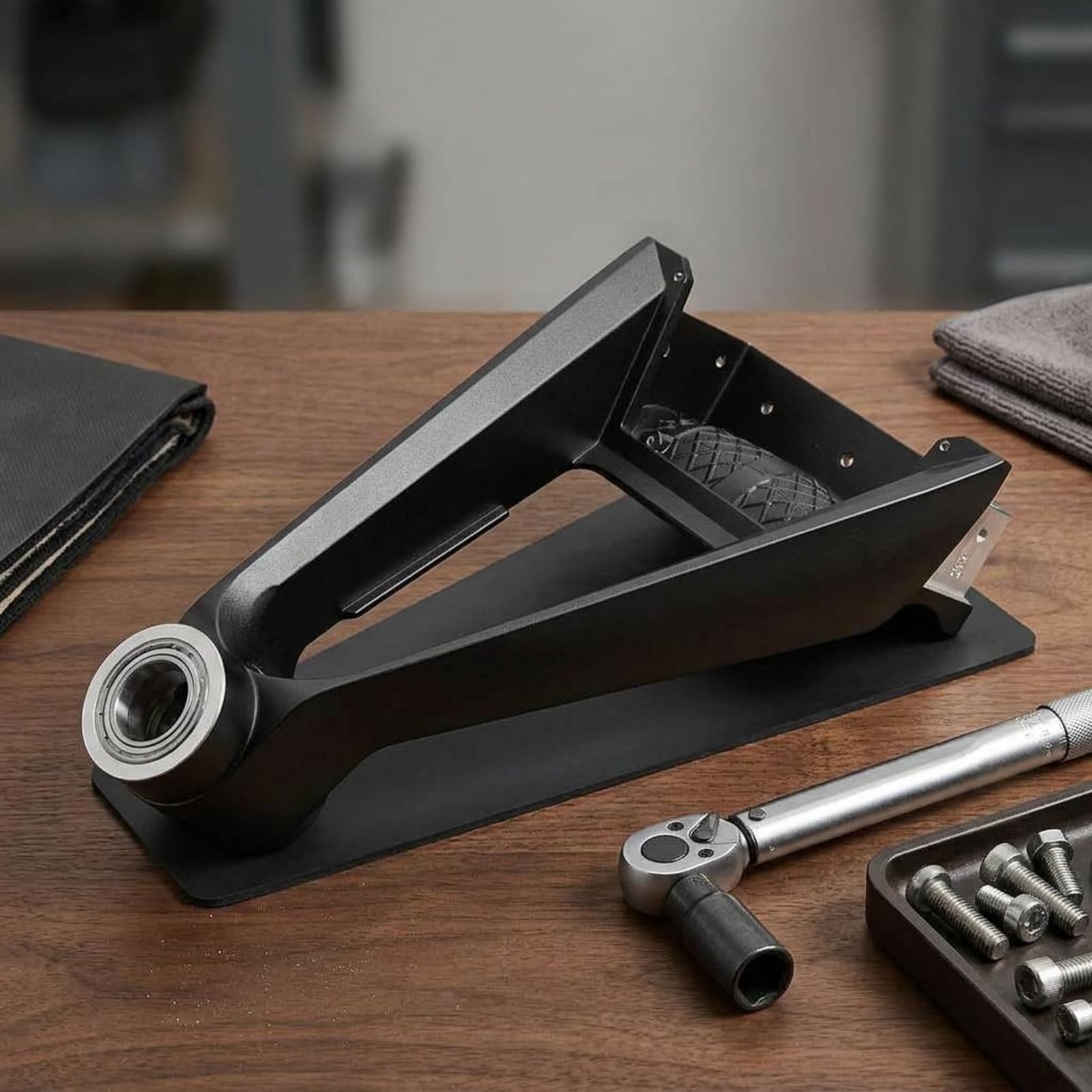 perfeclan Scooter Eje Delantero Horquilla Delantera Repuesto Eje con Rodamientos Aleación de Aluminio Acero Resistente Manejo Seguro Adecuado para Patinetes Eléctricos Trayectos Reparación