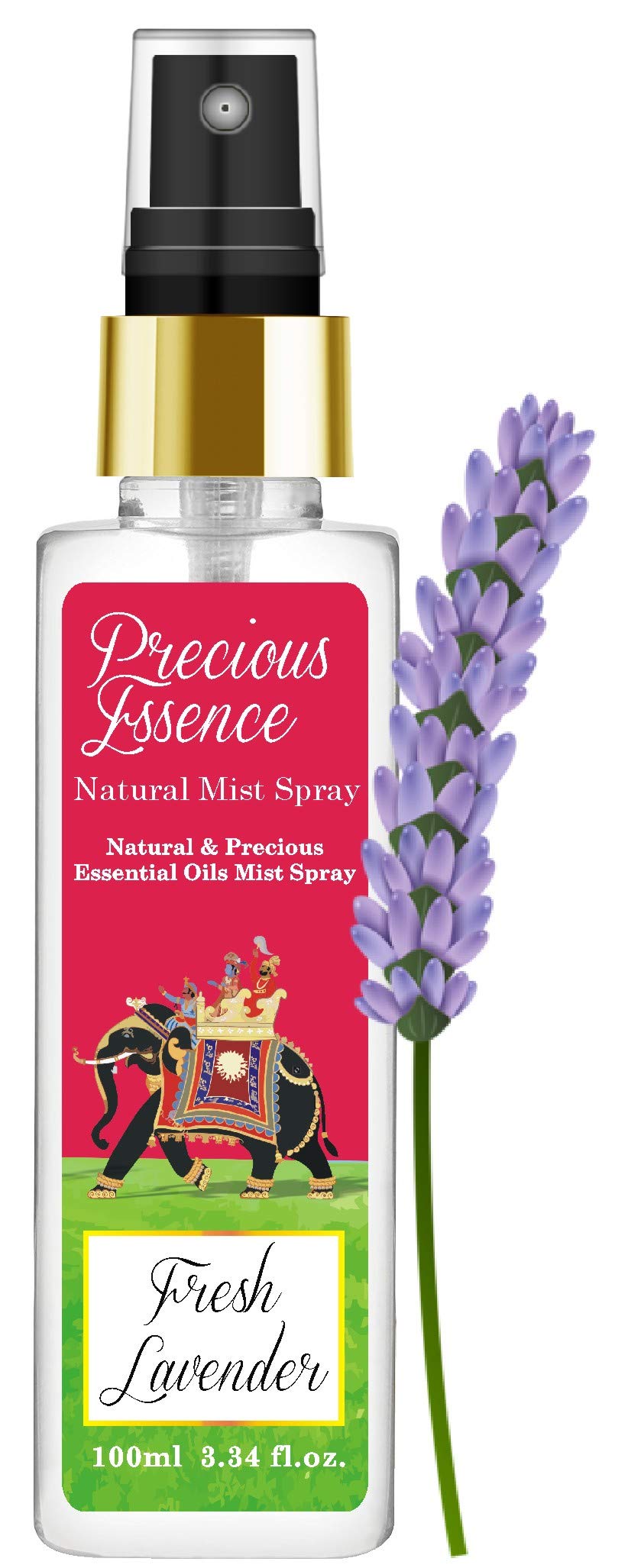 Parag Fragrances Fresh Lavender Essential Oil Mist Spray 100ml (Precious Essence Mist Spray By Parag Fragrances)-image-7