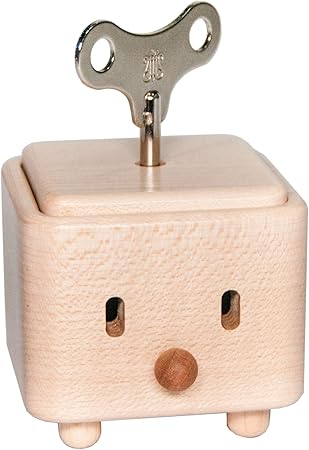 Amazon Artinova オルゴール ミニロボットオルゴール 方形 可愛い系 癒し系 木製 君をのせて クリエイティブギフト 純粋なトーン メープル 楓木 Jsn 3037 オルゴール おもちゃ