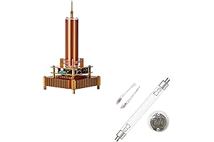JoyTech Tesla Coil Acrylic Base Shell Arc Plasma Loudspeaker Wireless Transmission Experiment...