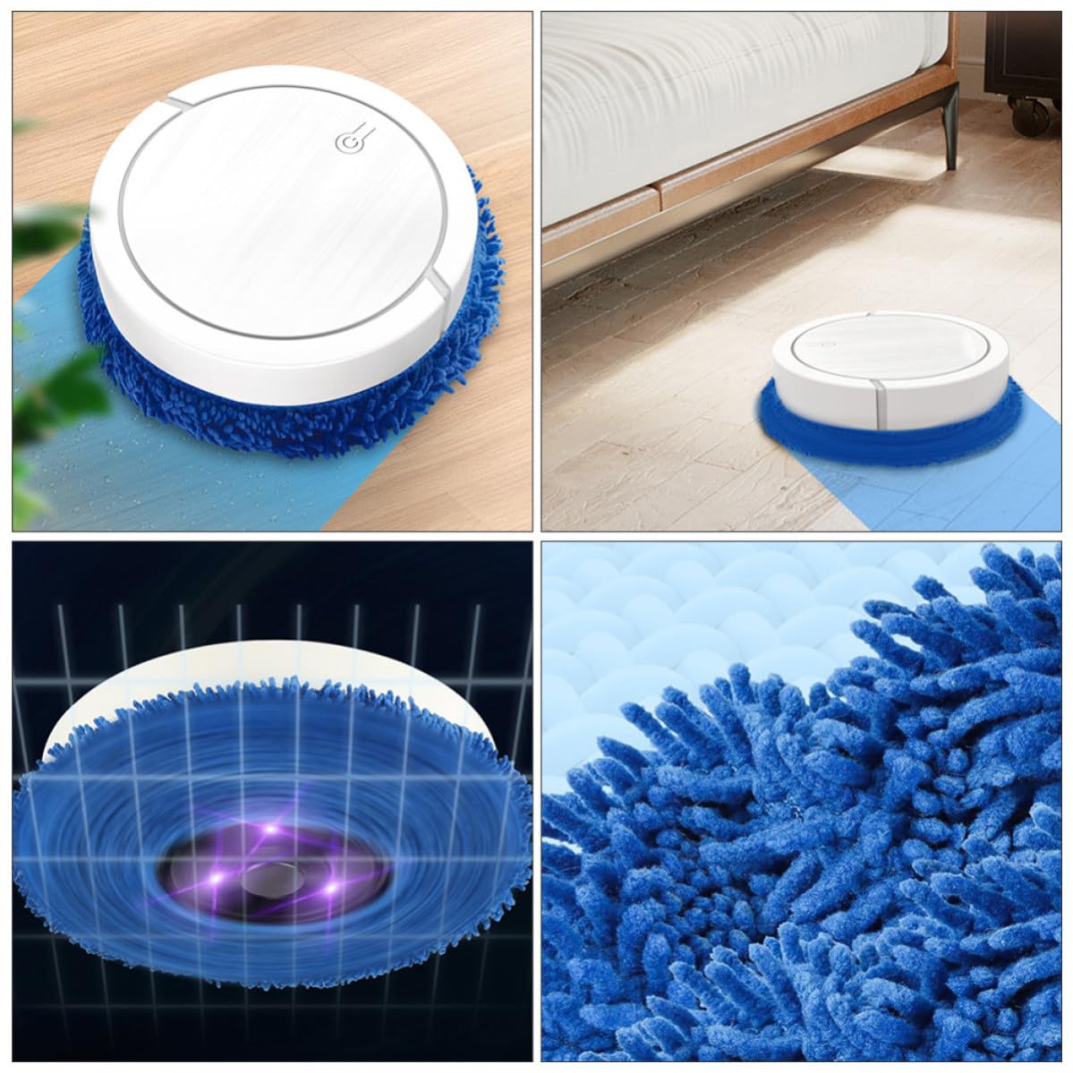 Homoyoyo Robot Pulizia Casa Intelligente, Lavapavimenti Robot Automatico