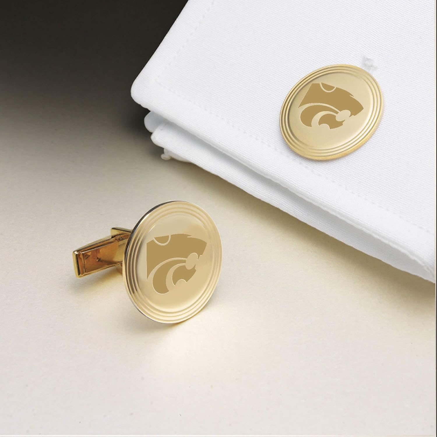 Kansas State University 18K Gold Cufflinks