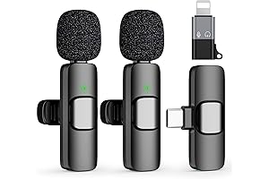 Professional Wireless Microphone For iPhone 15 and Others