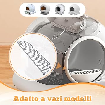 Baoblaze Cat Self Cleaning Cat Litter Tray for PJ036 Model Smart Litter Box Filter Automatic Waste Boxes Parts Collects Waste Replacement Tray Filter