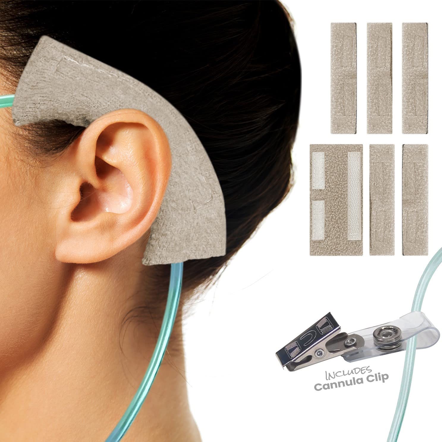 32 Pack Nasal Cannula Ear Cushions Soft Oxygen Ear Pads Comfort Oxygen