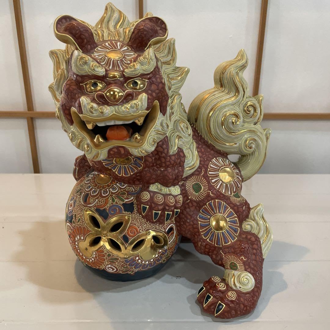 縁起物 スワロフスキー 獅子舞 約4cm 縁起物 スワロフスキー
