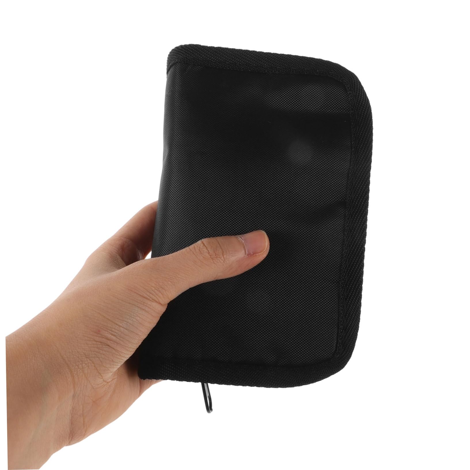 VALICLUD 12 Pezzi Borsa per la conservazione del glucometro Astuccio caso per buste portaoggetti marsupio Borsa di fornitura porta glucometro per custodia 420 dpvc Nero