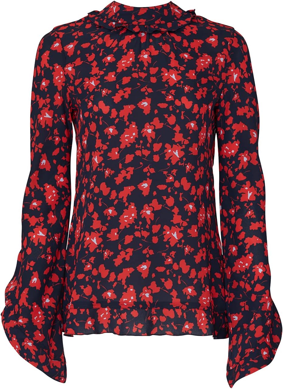 Rent The Runway Pre-Loved Floral Open Back Top - Image 2