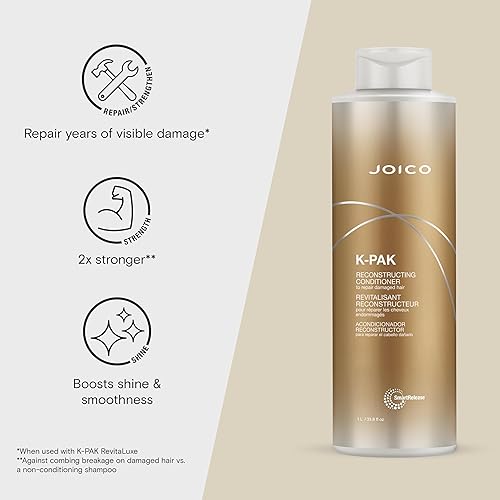 Miniatura 3 de Joico K-PAK Daily Reconstructing Conditioner  For Damaged Hair  Restore Shine  Smooth & Detangle  Eliminate Static  With Keratin & Guajava Fruit