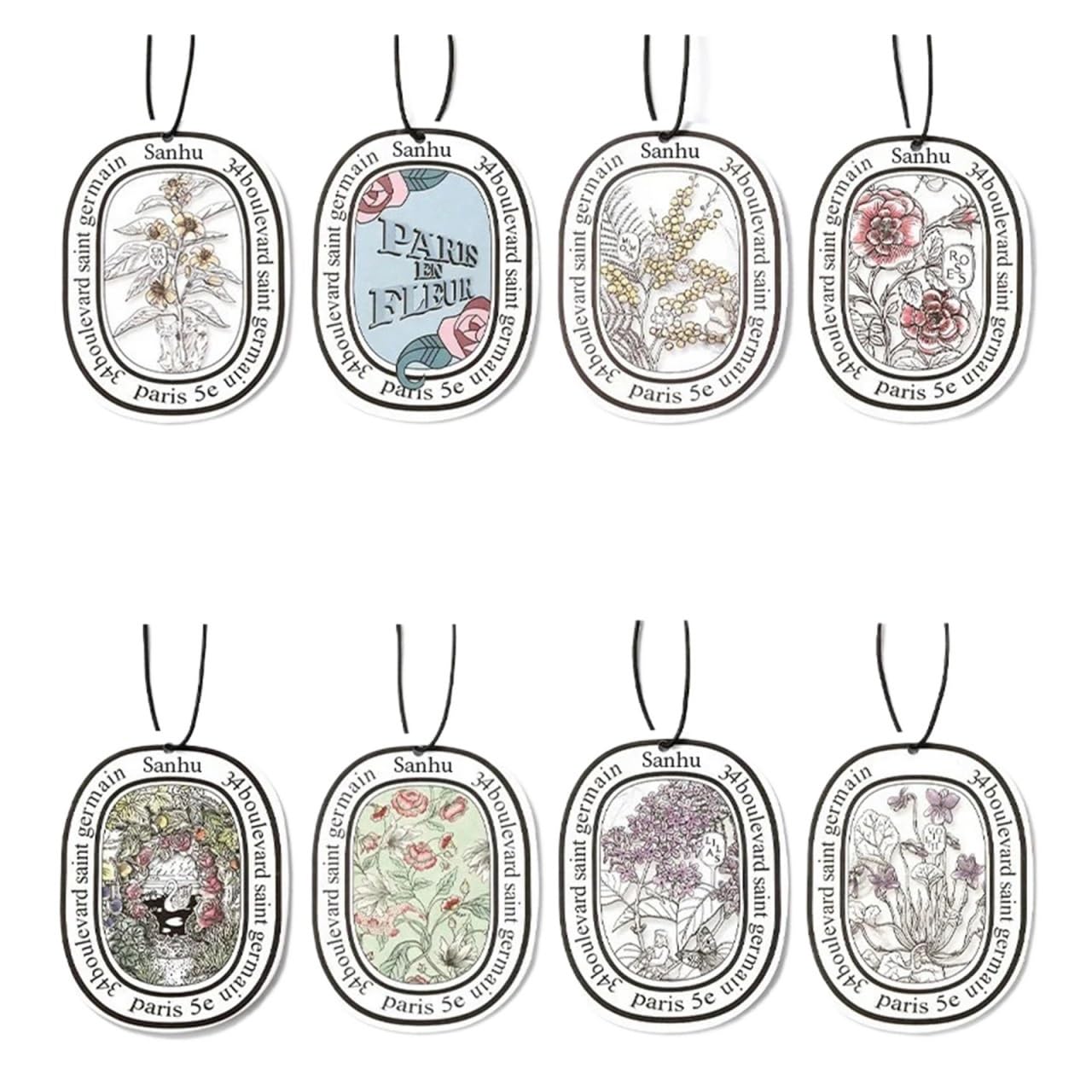 Car Fragrance Tablets Solid Car Air Freshener Mounted Aromatherapy Car Interior Decoration Persistent Air Fragrance