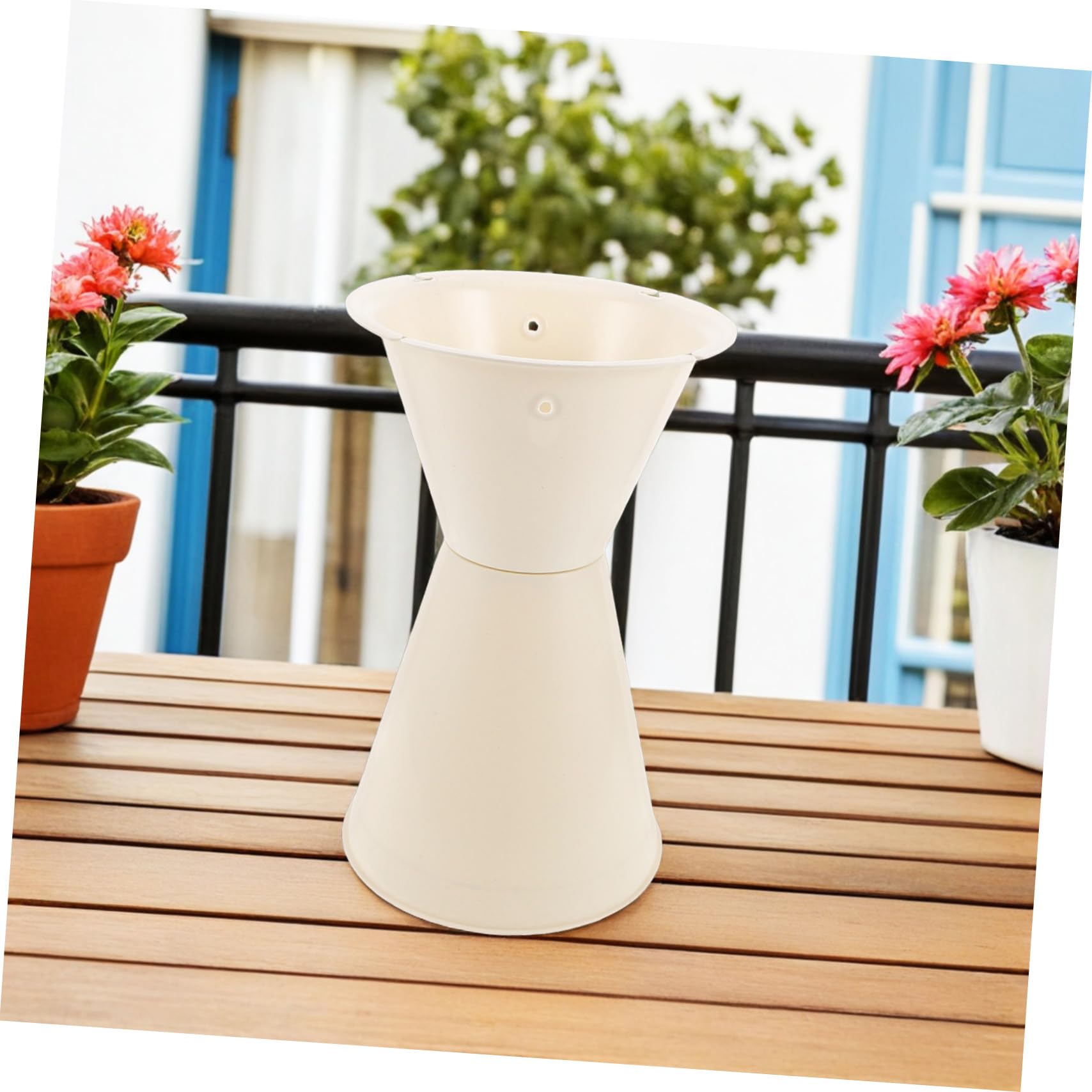 Tofficu Mini Porta Ramos de Plástico Mediano 10 Unidades con Base Fija, Delineador Floral en Tubo para Arreglos, Kit para Decoración Boda, Floristería, Hogar y Oficina