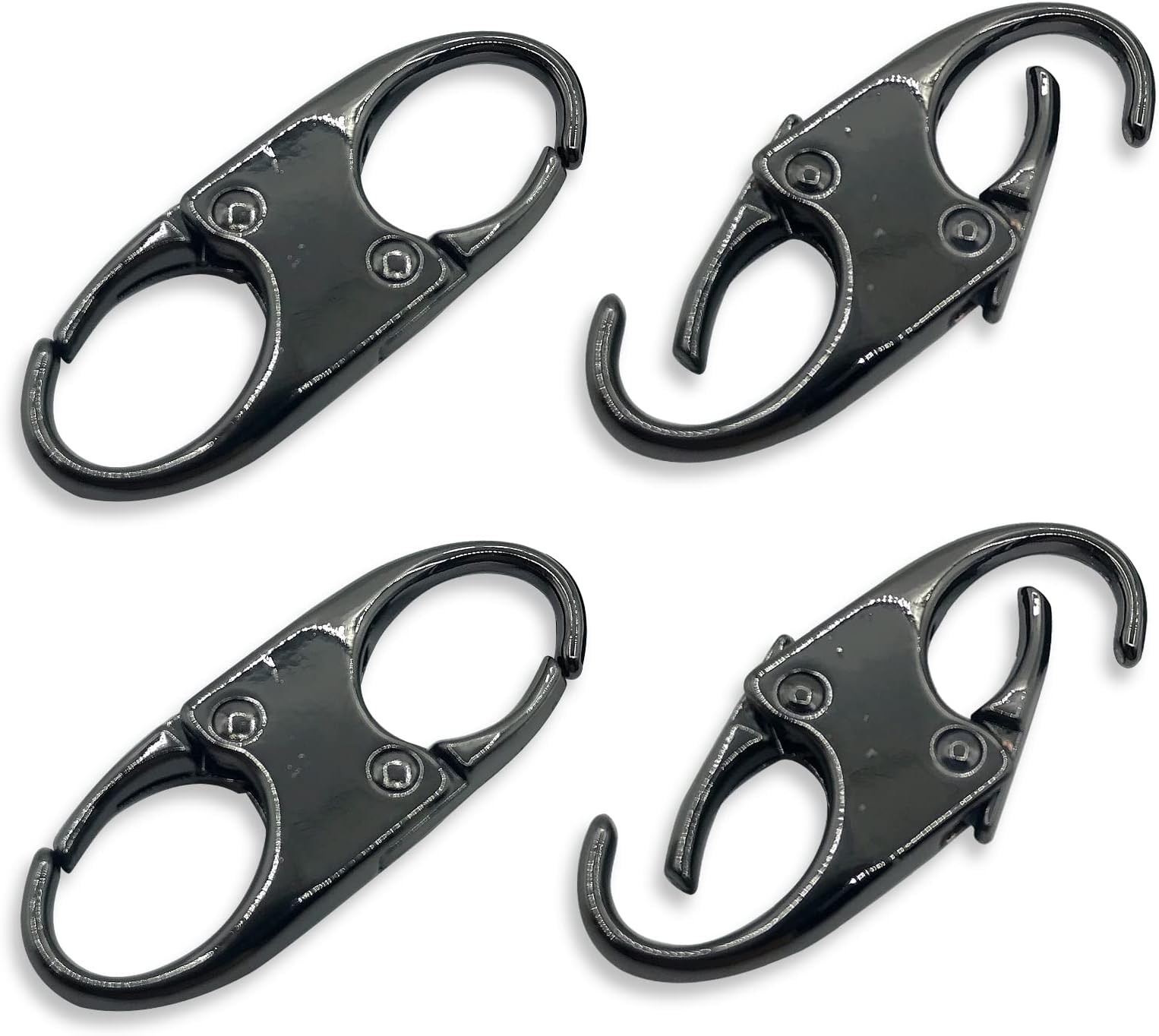 Zipper Pull Replacement Purse Lock Zipper Clip Theft Deterrent Dual Locking Carabiner Holding The Zipper Closed TXZWJZ