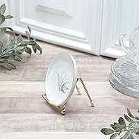 Vista 2 de Bard's Caballete de alambre de latón para artículos pequeños y planos, 2.5 pulgadas de alto x 2.25 pulgadas de ancho x 3.25 pulgadas de profundidad